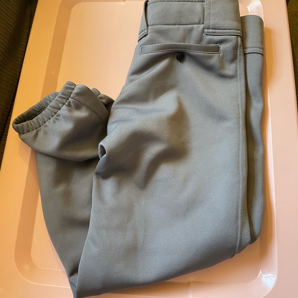 Mizuno Softball Pants Womens Size Small Gray With Belt Loops - Picture 4 of 9